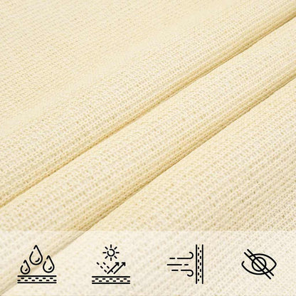 Vela Parasole 160 g/m² Crema 3,5x4,5 m in HDPE