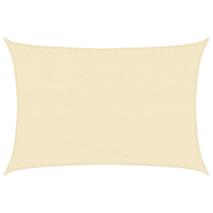 Vela Parasole 160 g/m² Crema 3,5x5 m in HDPE | homemem39