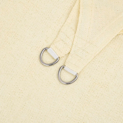 Vela Parasole 160 g/m² Crema 3x4x5 m in HDPE