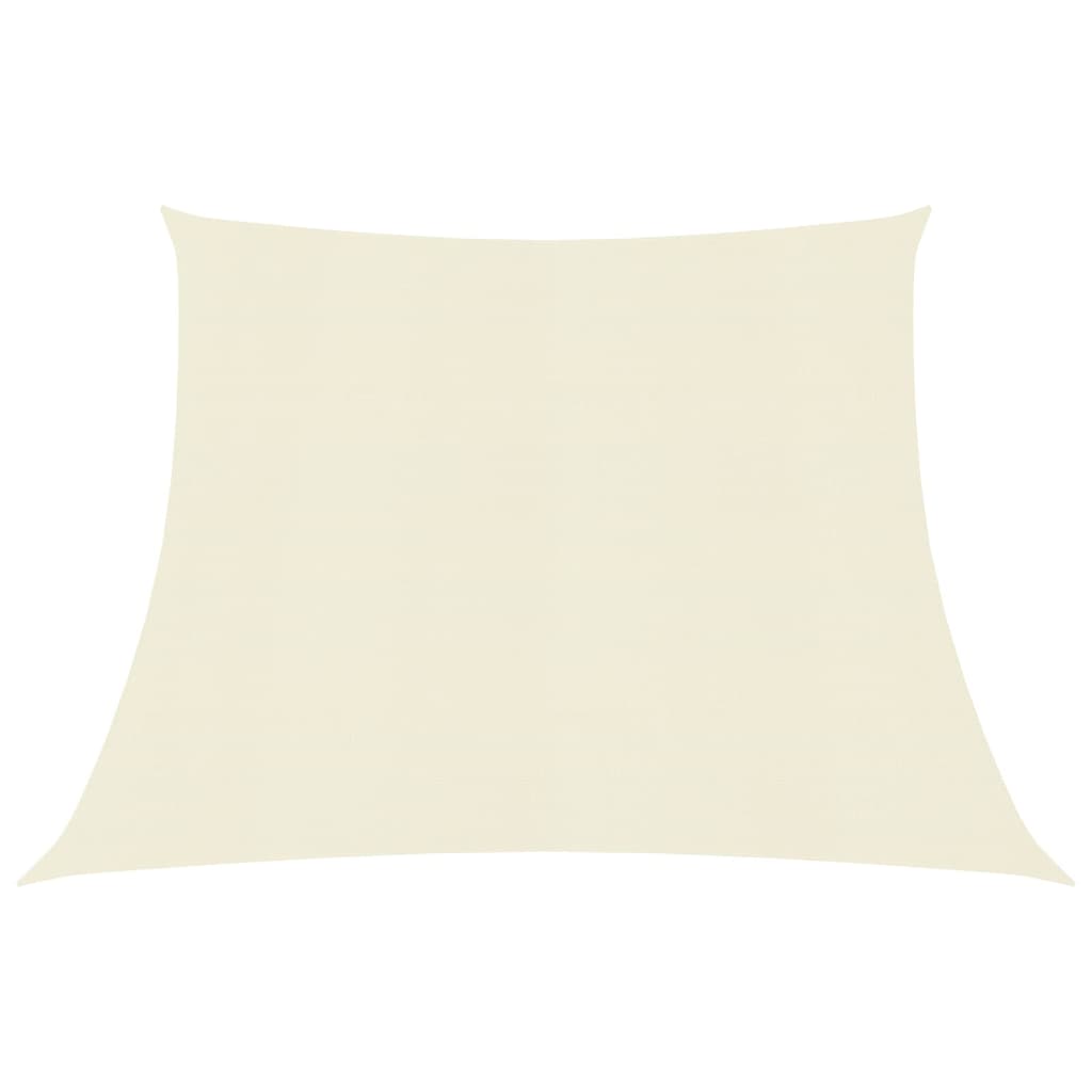 Sonnenschirmsegel 160 g/m² Creme 3/4x2 m aus HDPE