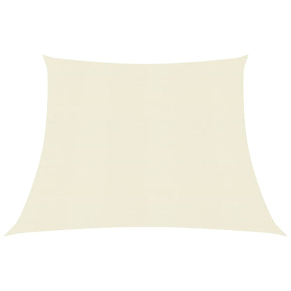 Parasol sail 160 g/m² Cream 3/4x2 m in HDPE