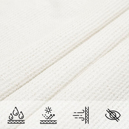 Vela Parasole 160 g/m² Bianca 2,5x4,5 m in HDPE - homemem39