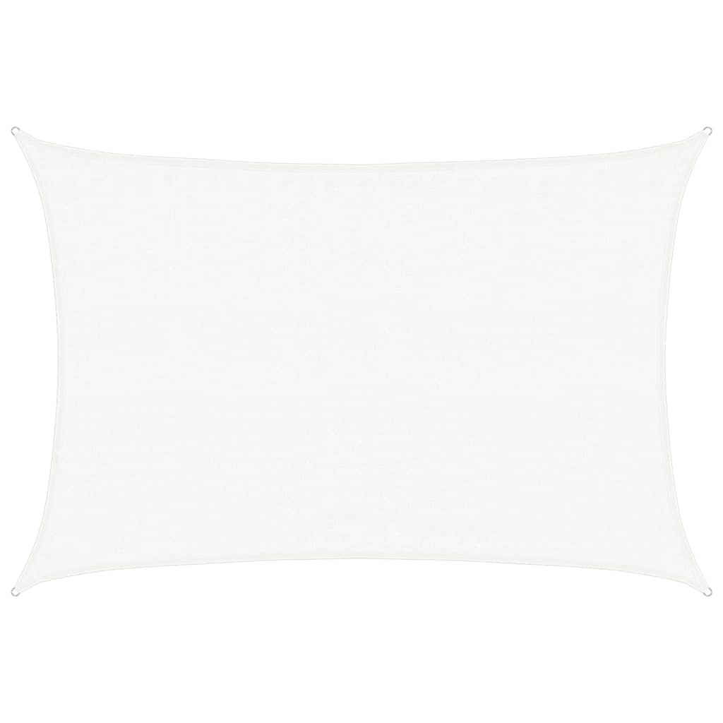 Vela Parasole 160 g/m² Bianca 3,5x4,5 m in HDPE - homemem39