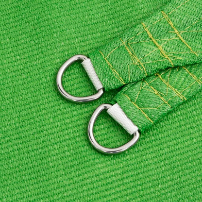 Vela Parasole 160 g/m² Verde Chiaro 3,5x3,5x4,9 m in HDPE - homemem39