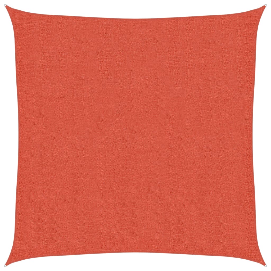 Vela Parasole 160 g/m² Quadrata Terracotta 2,5x2,5 m in HDPE - homemem39