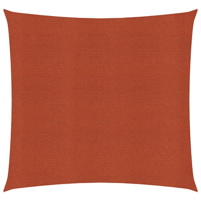 Vela Parasole 160 g/m² Quadrata Terracotta 4,5x4,5 m in HDPE - homemem39