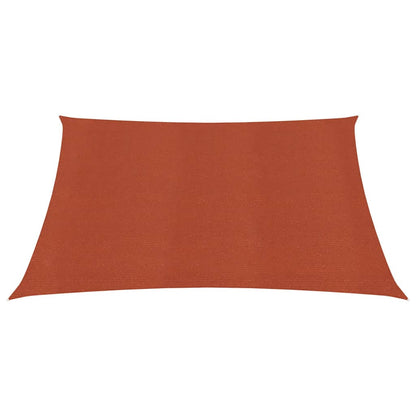 Vela Parasole 160 g/m² Quadrata Terracotta 4,5x4,5 m in HDPE - homemem39