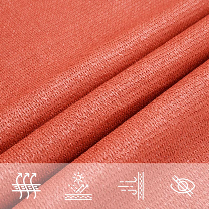 Vela Parasole 160 g/m² Terracotta 2x5 m in HDPE | homemem39