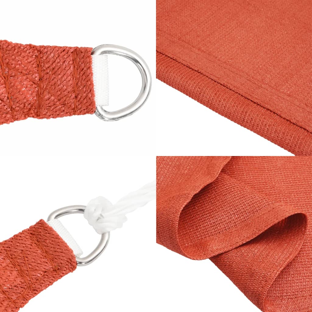 Vela Parasole 160 g/m² Terracotta 2,5x3,5 m in HDPE | homemem39