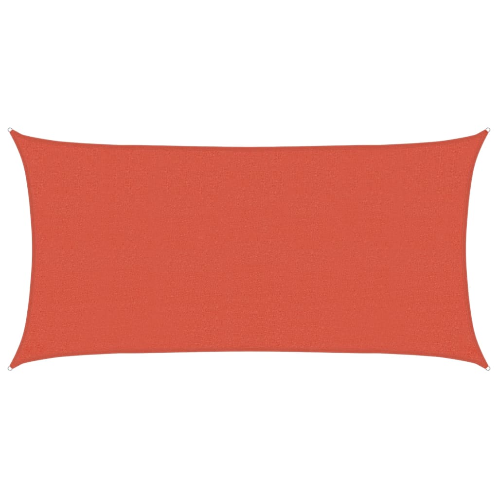 Vela Parasole 160 g/m² Terracotta 2,5x4,5 m in HDPE | homemem39