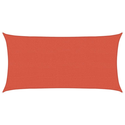Vela Parasole 160 g/m² Terracotta 2,5x5 m in HDPE | homemem39