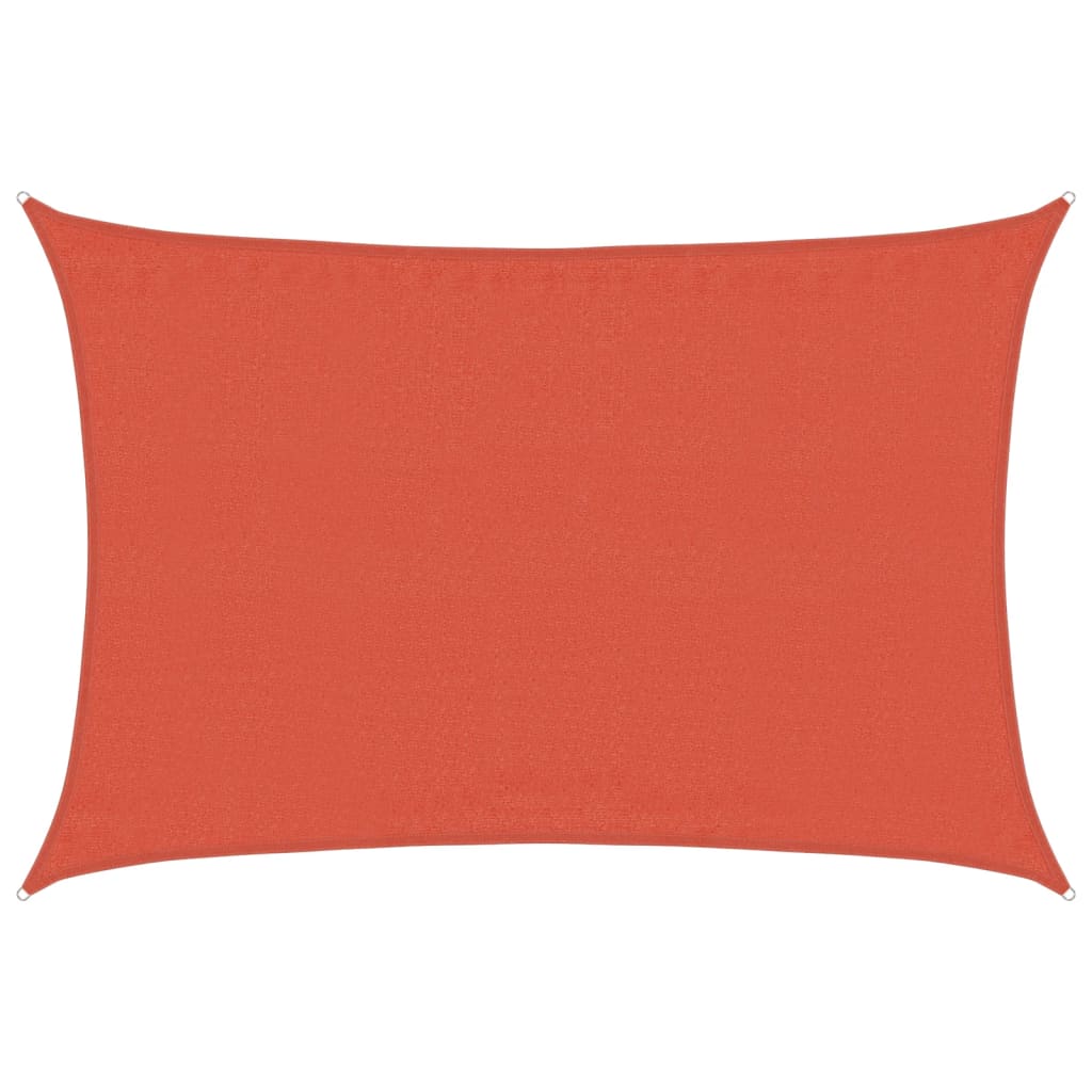 Vela Parasole 160 g/m² Rettangolare Terracotta 3,5x4,5 m HDPE | homemem39