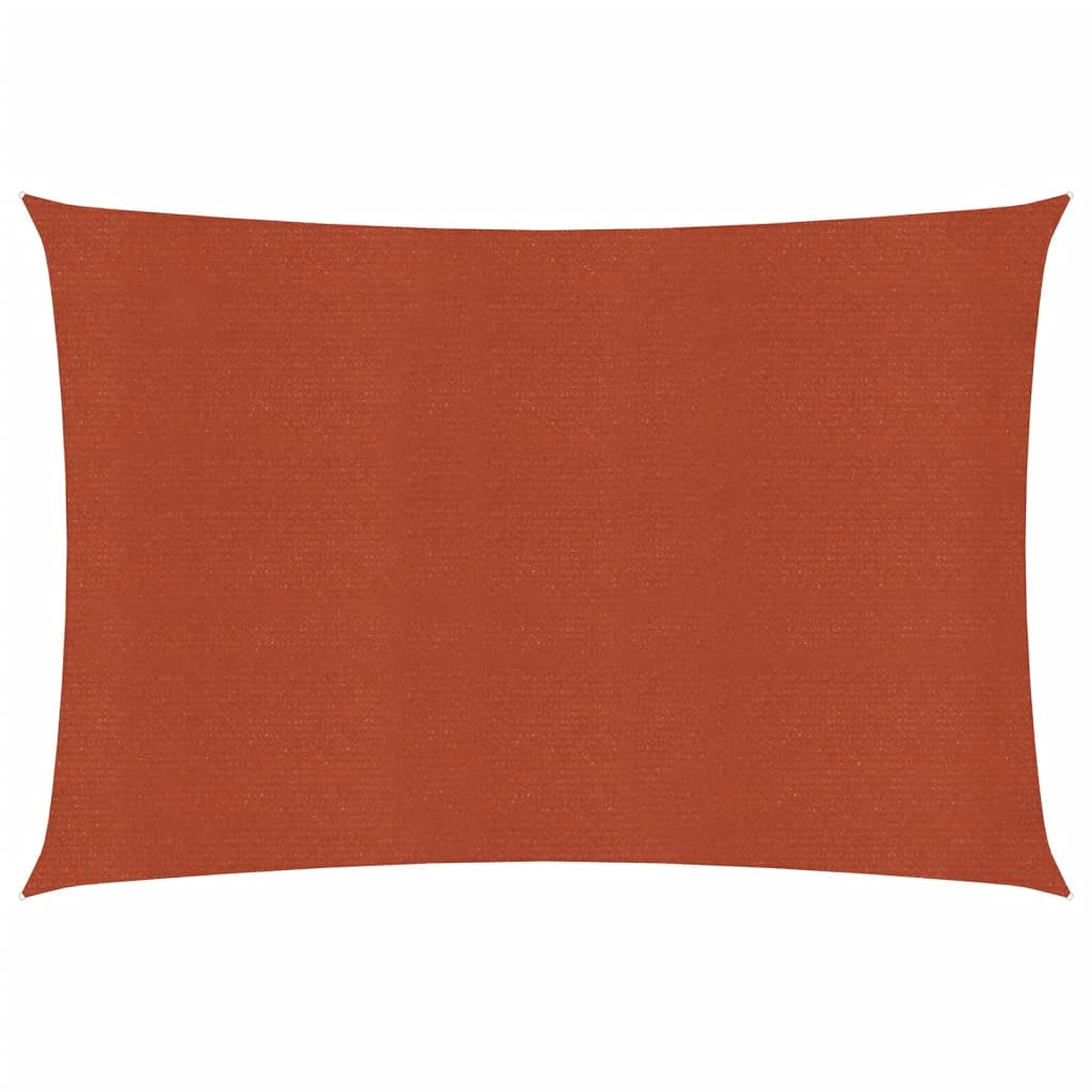 Vela Parasole 160 g/m² Rettangolare Terracotta 3,5x4,5 m HDPE - homemem39