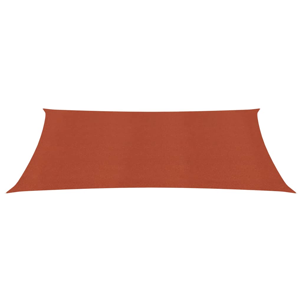 Vela Parasole 160 g/m² Rettangolare Terracotta 3,5x5 m HDPE - homemem39