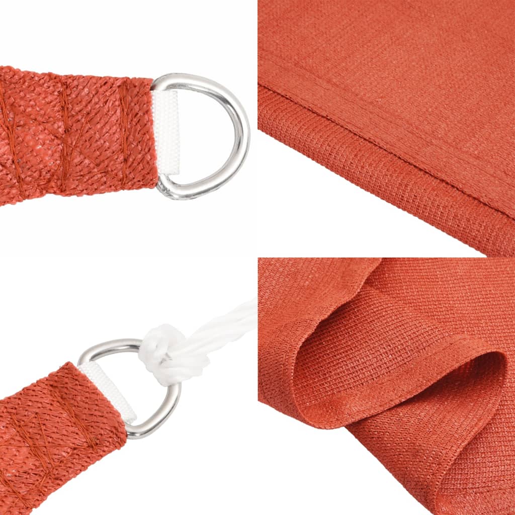 Vela Parasole 160 g/m² Terracotta 5x6 m in HDPE | homemem39
