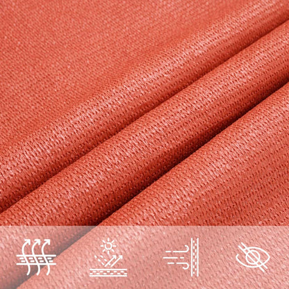 Vela Parasole 160 g/m² Terracotta 6x7 m in HDPE | homemem39