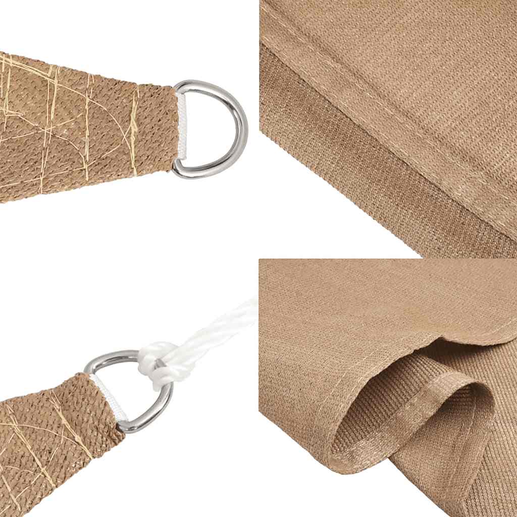 Vela Parasole 160 g/m² Talpa 2,5x2,5x3,5 m in HDPE | homemem39
