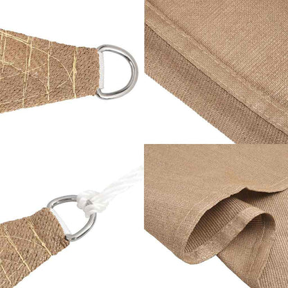 Vela Parasole 160 g/m² Grigio Talpa 3,6x3,6x3,6 m in HDPE
