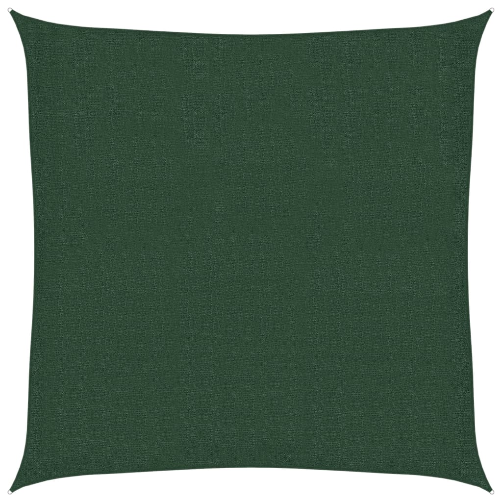 Vela Parasole 160 g/m² Verde Chiaro 3,6x3,6 m in HDPE | homemem39