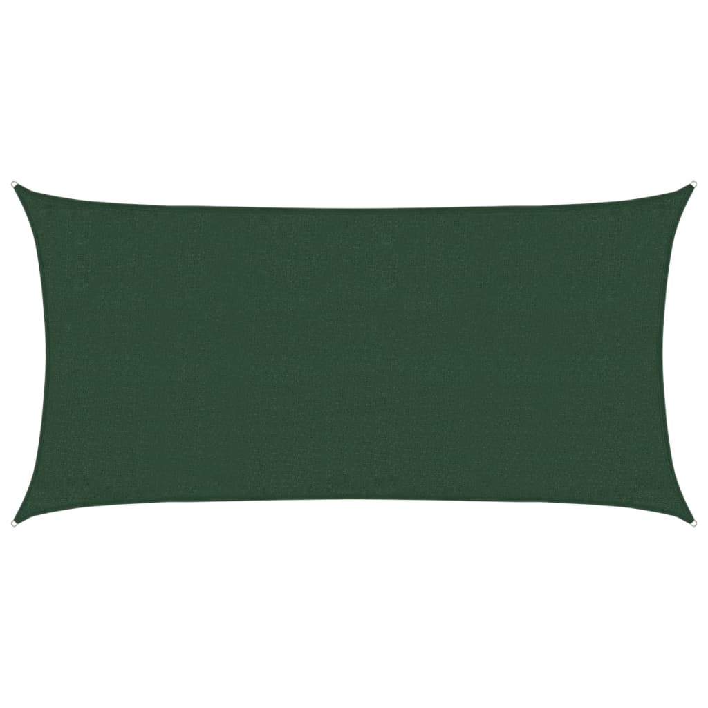 Vela Parasole 160 g/m² Verde Scuro 3x6 m in HDPE | homemem39