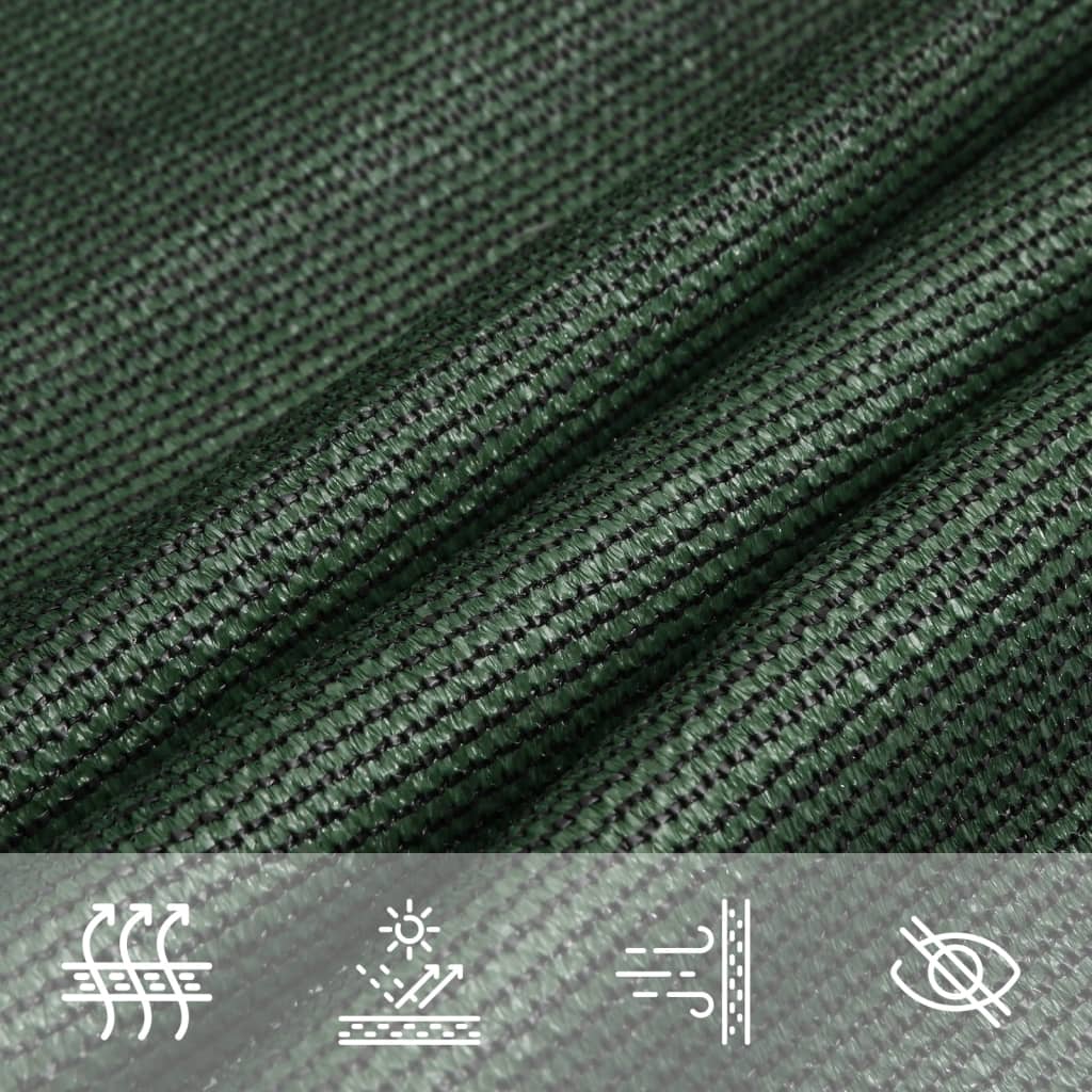 Vela Parasole 160 g/m² Verde Scuro 4x5 m in HDPE | homemem39