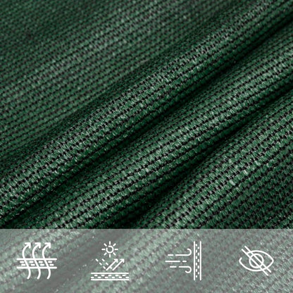 Vela Parasole 160 g/m² Verde Scuro 4x5 m in HDPE | homemem39
