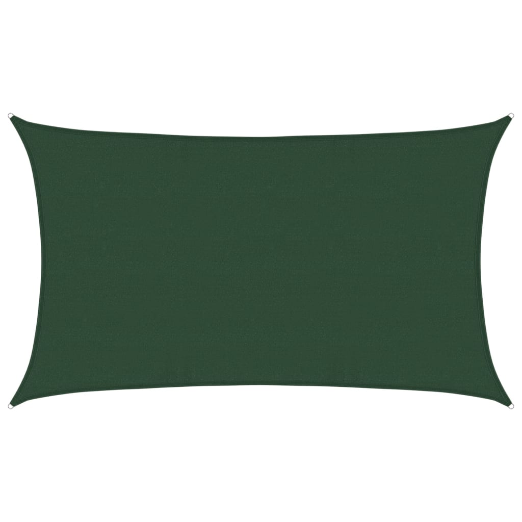 Vela Parasole 160 g/m² Verde Scuro 5x8 m in HDPE | homemem39