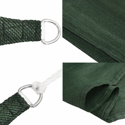 Vela Parasole 160 g/m² Verde Scuro 4x4x5,8 m in HDPE - homemem39