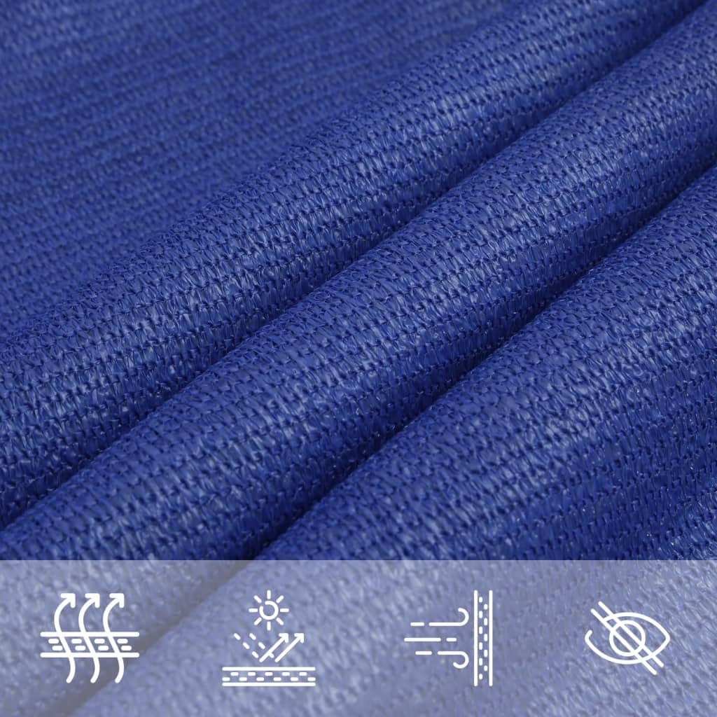 Vela Parasole 160 g/m² Blu 2,5x4,5 m in HDPE | homemem39
