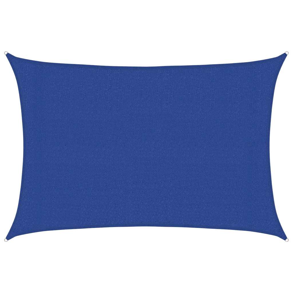 Vela Parasole 160 g/m² Rettangolare Blu 3x4 m in HDPE