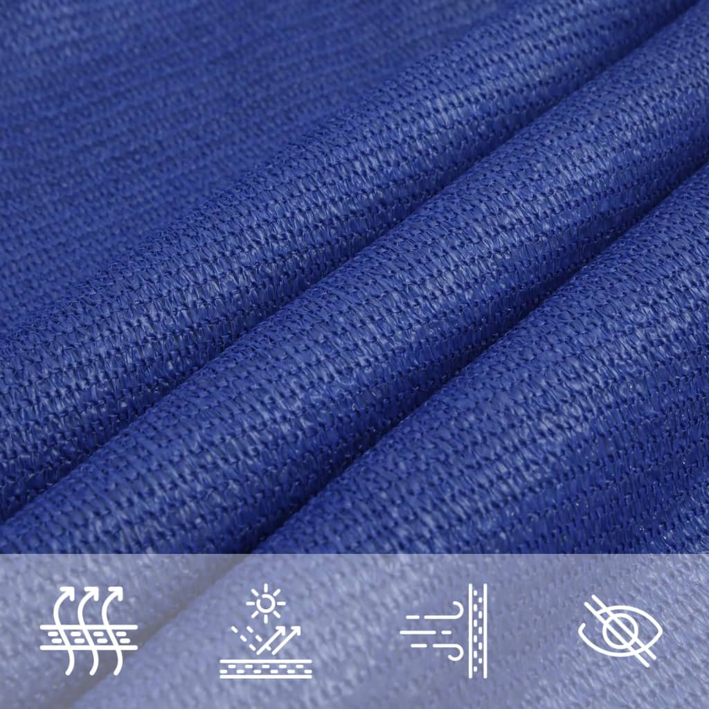 Vela Parasole 160 g/m² Rettangolare Blu 3x5 m in HDPE | homemem39