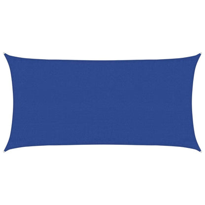 Vela Parasole 160 g/m² Rettangolare Blu 3x6 m in HDPE