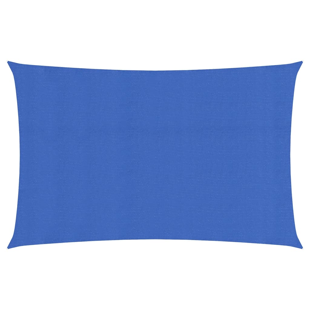 Sunshade Sail 160 g/m² Rectangular Blue 4x7 m in HDPE