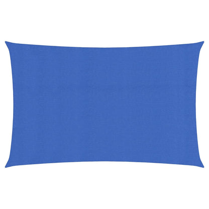 Sunshade Sail 160 g/m² Rectangular Blue 4x7 m in HDPE