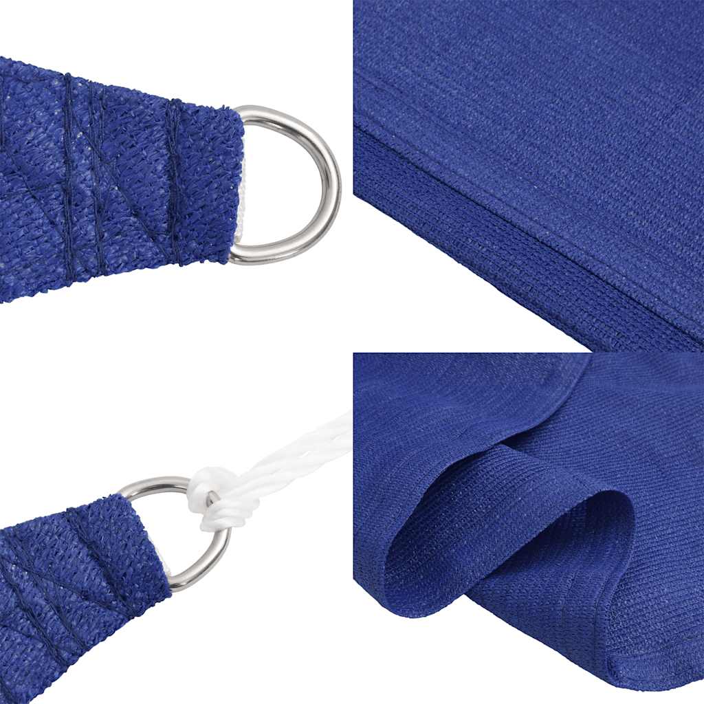 Vela Parasole 160 g/m² Triangolare Blu 4x5x5 m in HDPE | homemem39