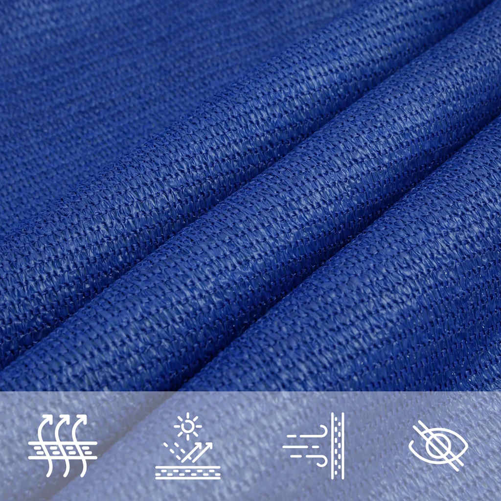 Vela Parasole 160 g/m² Trapezio Blu 4/5x3 m in HDPE | homemem39