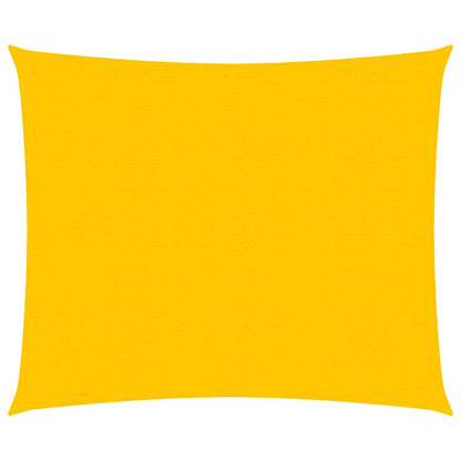 Vela Parasole 160 g/m² Quadrata Giallo 4,5x4,5 m in HDPE - homemem39