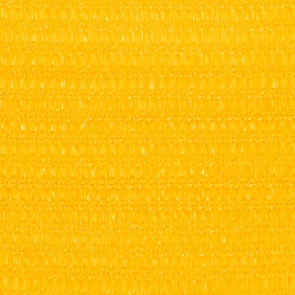 Vela Parasole 160 g/m² Quadrata Giallo 4,5x4,5 m in HDPE - homemem39