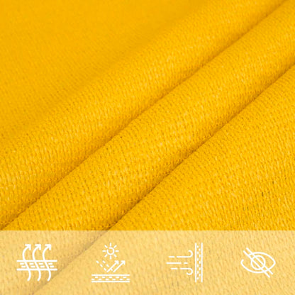 Vela Parasole 160 g/m² Gialla 2,5x4,5 m in HDPE