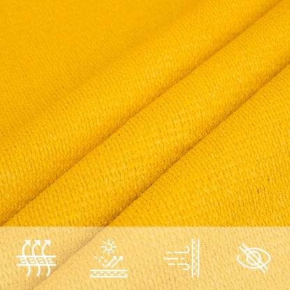 Vela Parasole 160 g/m² Gialla 2,5x5 m in HDPE | homemem39