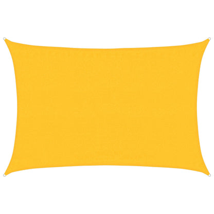 Vela Parasole 160 g/m² Rettangolare Giallo 3,5x5 m in HDPE | homemem39