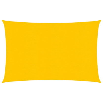 Vela Parasole 160 g/m² Rettangolare Giallo 3,5x5 m in HDPE - homemem39