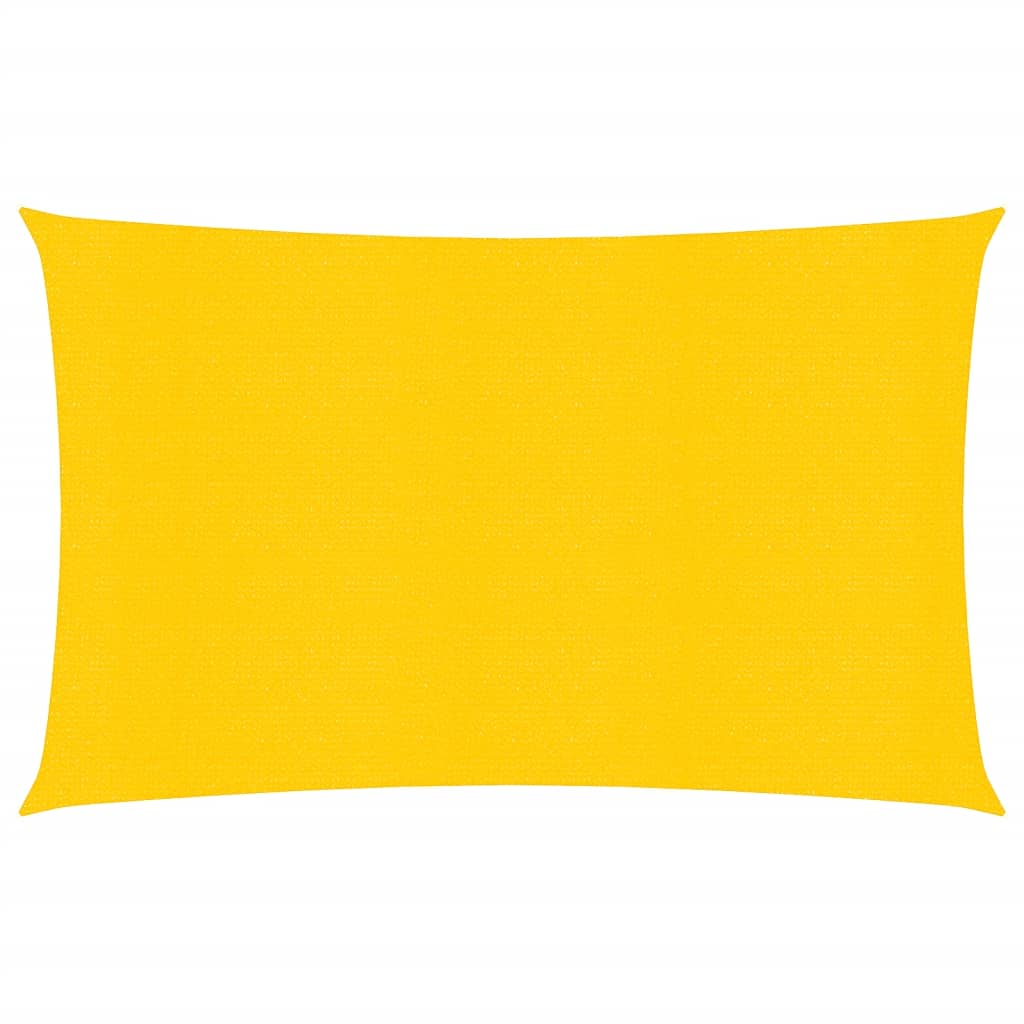 Vela Parasole 160 g/m² Rettangolare Giallo 4x6 m in HDPE - homemem39