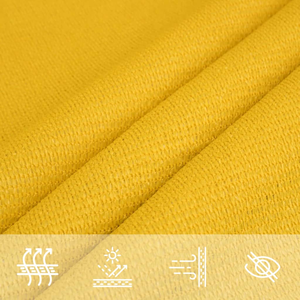 Vela Parasole 160 g/m² Gialla 3/4x2 m in HDPE - homemem39