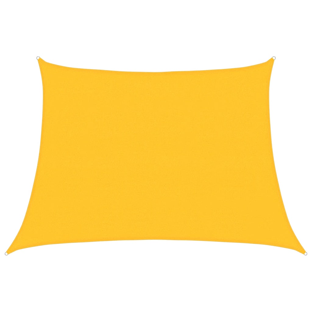 Vela Parasole 160 g/m² Trapezio Giallo 4/5x3 m in HDPE | homemem39