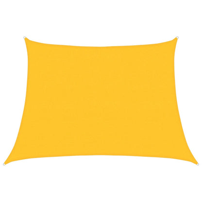 Vela Parasole 160 g/m² Trapezio Giallo 4/5x3 m in HDPE | homemem39