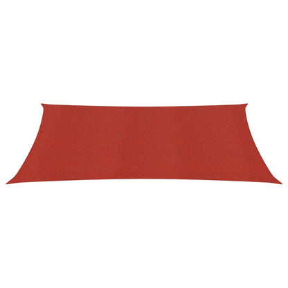 Vela Parasole 160 g/m² Rossa 2,5x5 m in HDPE - homemem39