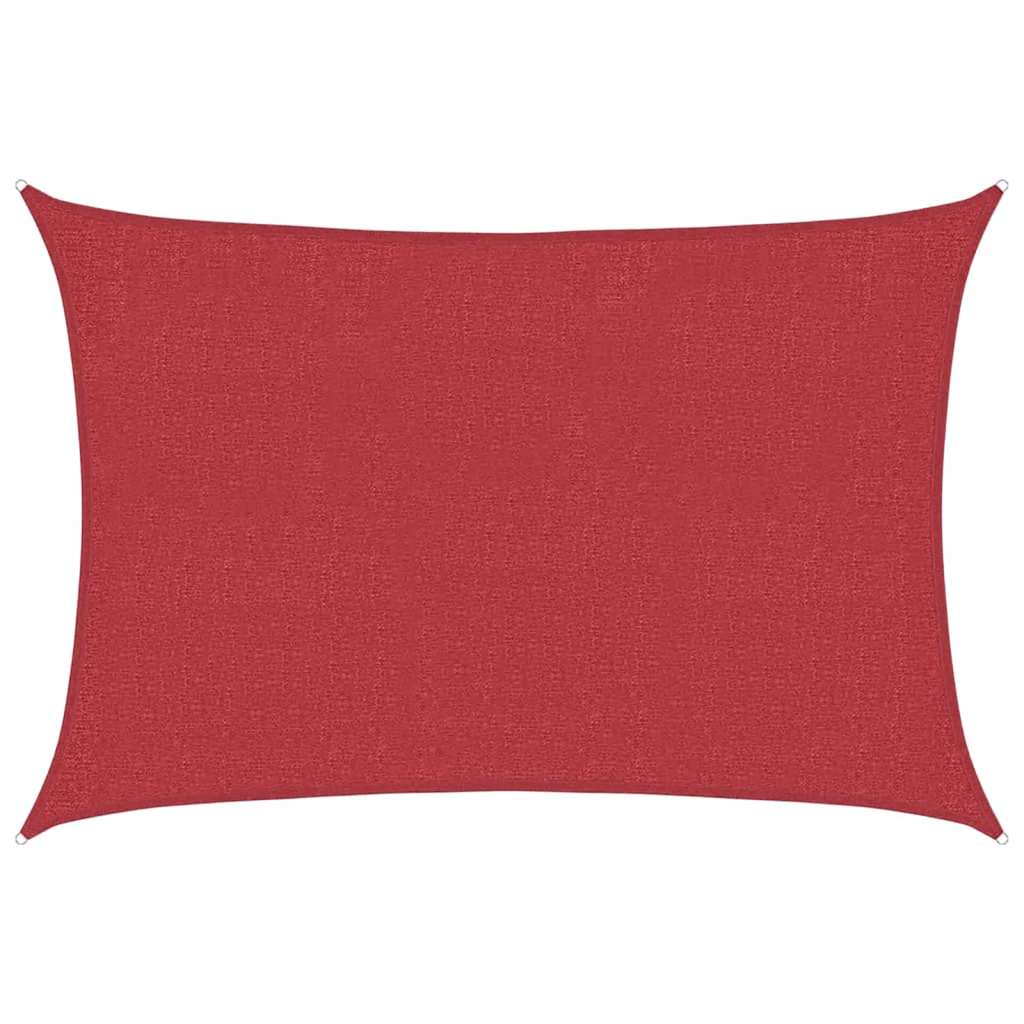 Vela Parasole 160 g/m² Rossa 3x4,5 m in HDPE | homemem39