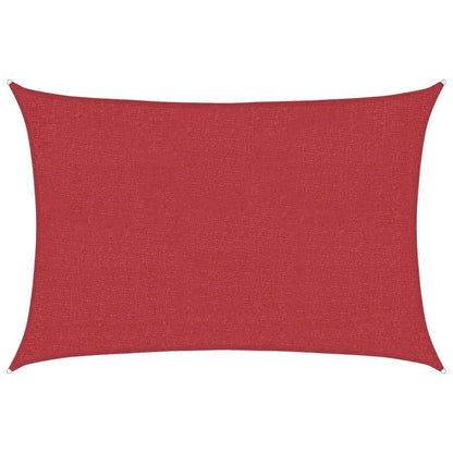 Vela Parasole 160 g/m² Rossa 3x4,5 m in HDPE | homemem39