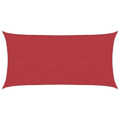 Vela Parasole 160 g/m² Rossa 3x6 m in HDPE | homemem39